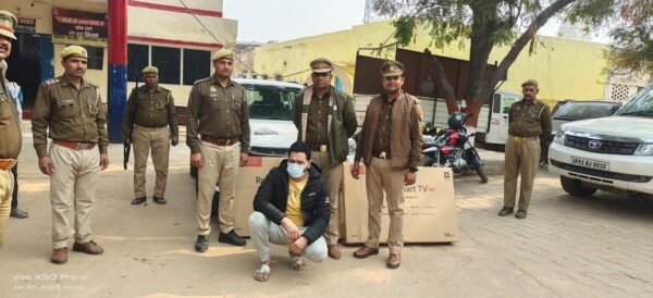 23 uphmathura 03 e1674494637512 मथुरा पुलिस ने की 20 दिन में 10 मुठभेड़, कई अंतरराज्यीय बदमाश मुठभेड़ के बाद हुए गिरफ्तार