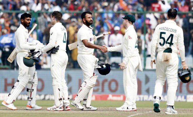 test match e1676801607185 भारतीय टीम ने दूसरे टेस्ट में ऑस्ट्रेलिया को छह विकेट से हराया
