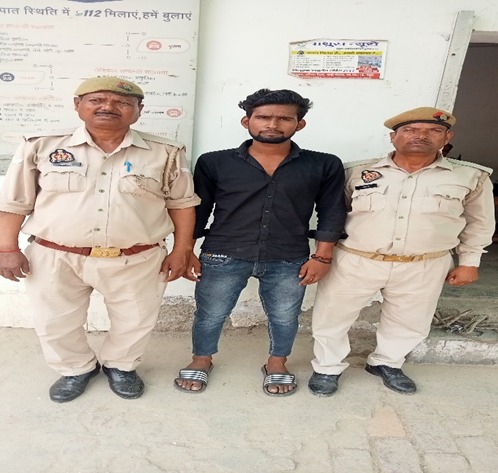 f9215406 8bea 4058 a0e7 36f00d3702e4 Mathura News: थाना जैंत पुलिस ने वांछित को किया गिरफ्तार