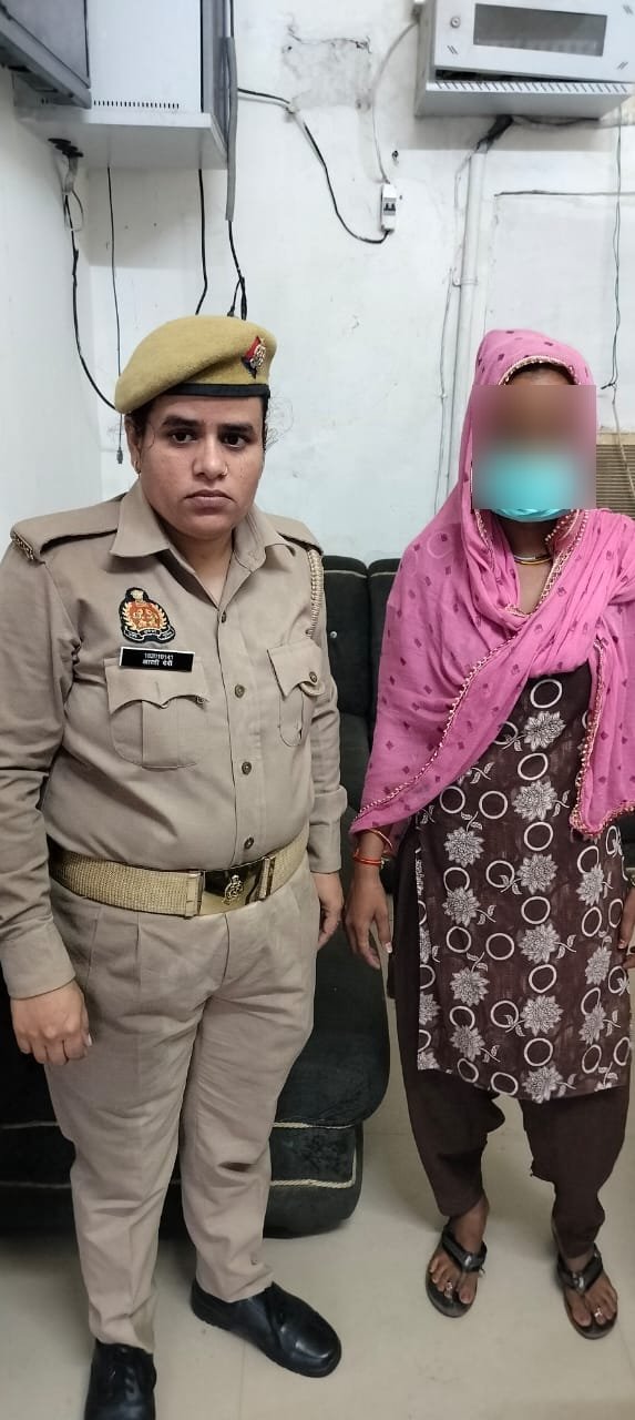 nasha bechti mahila giraftaar UP : महिला को गिरफ्तार कर जेल भेजा गया, 1 किलो 100 ग्राम मादक पदार्थ बरामद