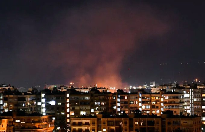 isreil Israeli Airstrikes in Syria Wound Two Soldiers