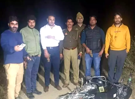 1 25000 के इनामी ने चखा पुलिस के पीतल का मजा- साथी हुआ फरार