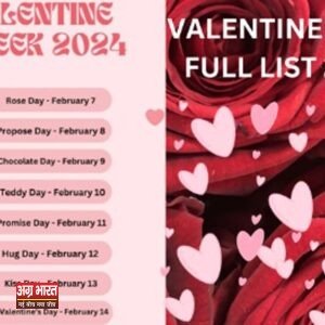 0 65c08172ba8bd प्यार का त्योहार: वैलेंटाइन वीक 2024 - हर दिन का खास जश्न -7 फरवरी से 14 फरवरी
