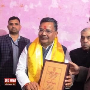 19skb4 पर्यटन मंत्री ने किया नारायण महाविद्यालय में मंदिर का लोकार्पण