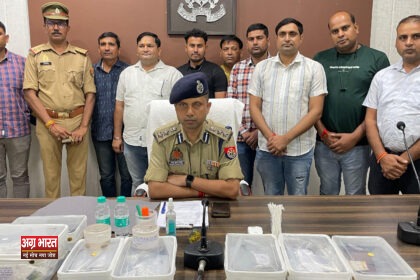 21 uphmathura 03 फरह ज्वैलर्स लूटकांड का पुलिस ने किया खुलासा, मुठभेड़ में तीन बदमाश गिरफ्तार