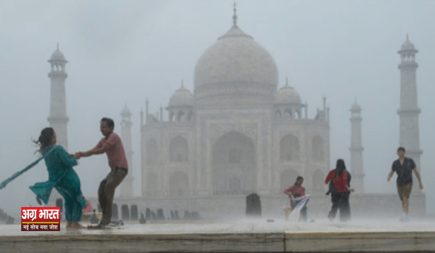 rain in agra आगरा में फिर बदलेंगे मौसम के रंग!, आंधी तूफान के साथ भारी बारिश की संभावना