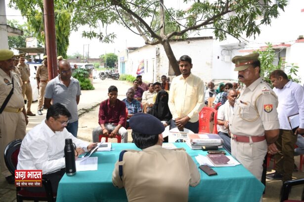 20240915 114946 समाधान दिवस पर आईजी अयोध्या परिक्षेत्र ने थाना अहिरौली पर की जनसुनवाई