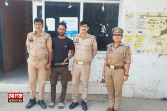 jaith police पुलिस ने चाकू-छुरा के साथ युवक को किया गिरफ्तार