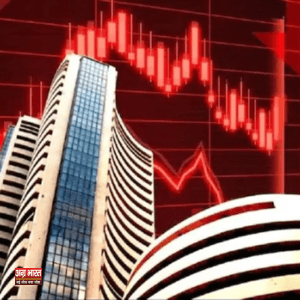 share market down शेयर बाजार में भारी गिरावट: निवेशकों के 9 लाख करोड़ रुपये डूबे; जानिए इसके पीछे की वजहें**