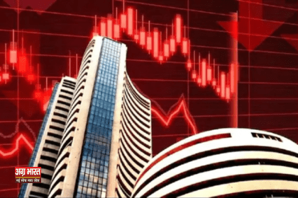 share market down शेयर बाजार में भारी गिरावट: निवेशकों के 9 लाख करोड़ रुपये डूबे; जानिए इसके पीछे की वजहें**