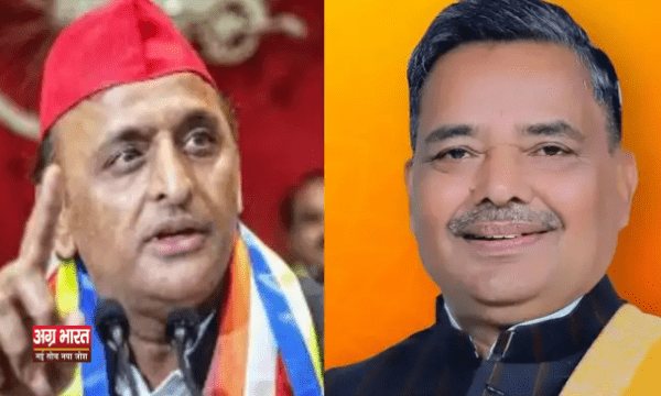 akhilesh yadav and jayveer singh e1731124538779 ताजमहल में बंदरों पर अखिलेश यादव की पोस्ट पर पर्यटन मंत्री जयवीर सिंह का पलटवार: 'उनकी सोच और कार्यशैली बंदरों जैसी'