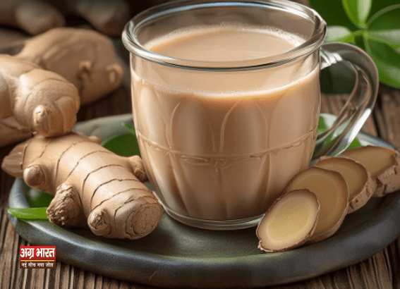 milk tea with ginger दूध वाली चाय में अदरक डालने का सही तरीका ये है: जानें कैसे मिलेगा बेहतरीन स्वाद, इस तरीके से बनाएंगे तो आएगा Ginger का स्वाद