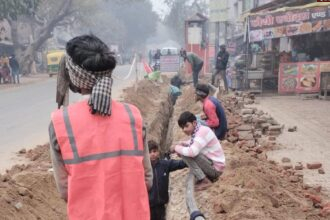 IMG 20250111 WA0005 नगर पंचायत जैथरा की करोड़ों रुपए की पेय जल योजना सवालों के घेरे में